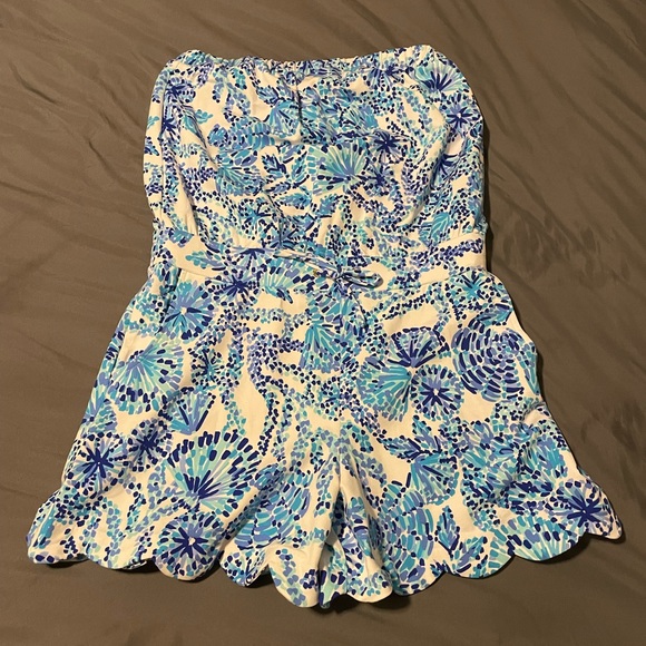 NWT Lilly Pulitzer Jace Romper - Picture 4 of 6